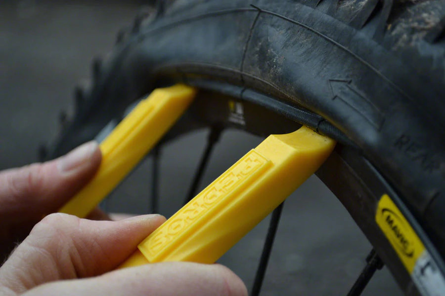 Pedros Tyre Lever Pair - Yellow - Bike Boom