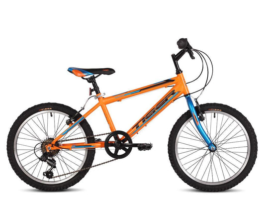 Tiger Warrior 20 Kids Bike - Orange Blue - Bike Boom