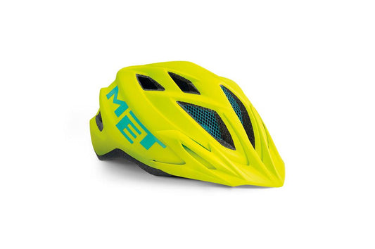 MET Crackerjack Safety Yellow Youth Helmet 52-57cm - Bike Boom