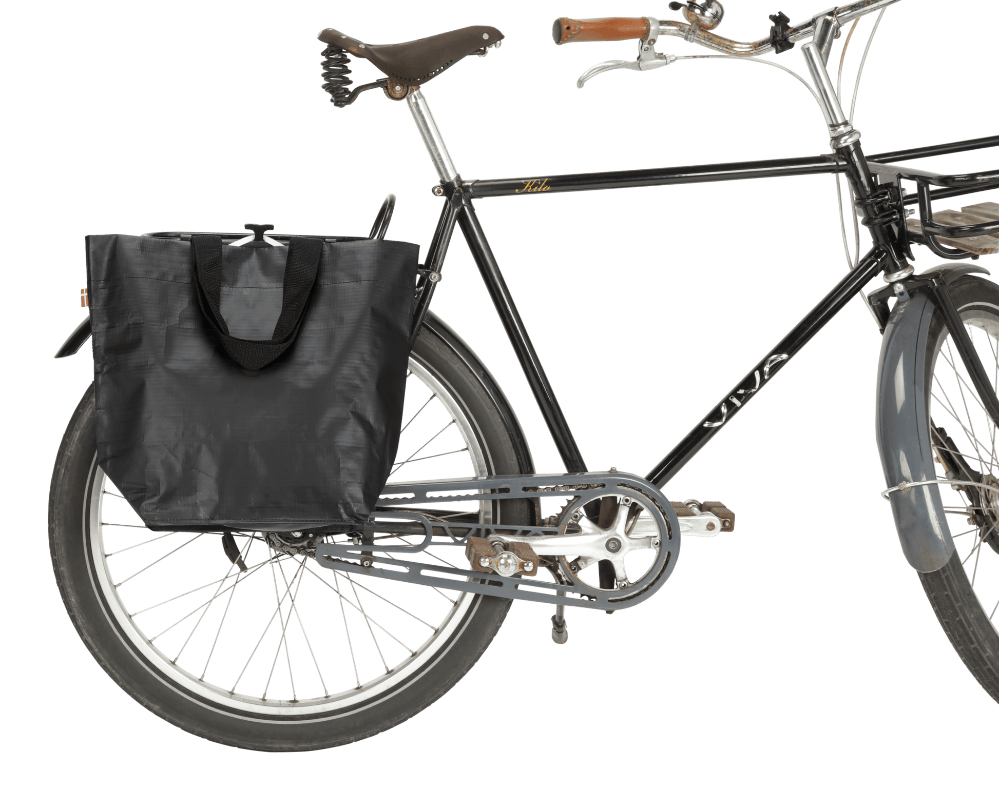Cobags Bikezac 2.0 Simply Black vPannier Bag For Life - Bike Boom