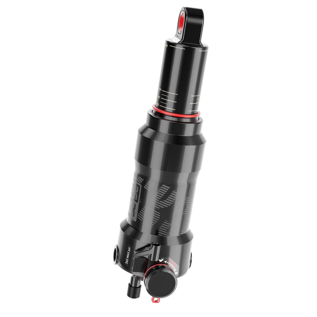 RockShox Rear Shock Deluxe Bold RL3 (185x55) DebonAir Linear 0Pos/0Neg Tokens, W/2 Efficiency Tokens, LM Tune,430Lockout, Trunnion/Standard,Top Fill(8x17 hardware) Bold Linkin 2022+C1: