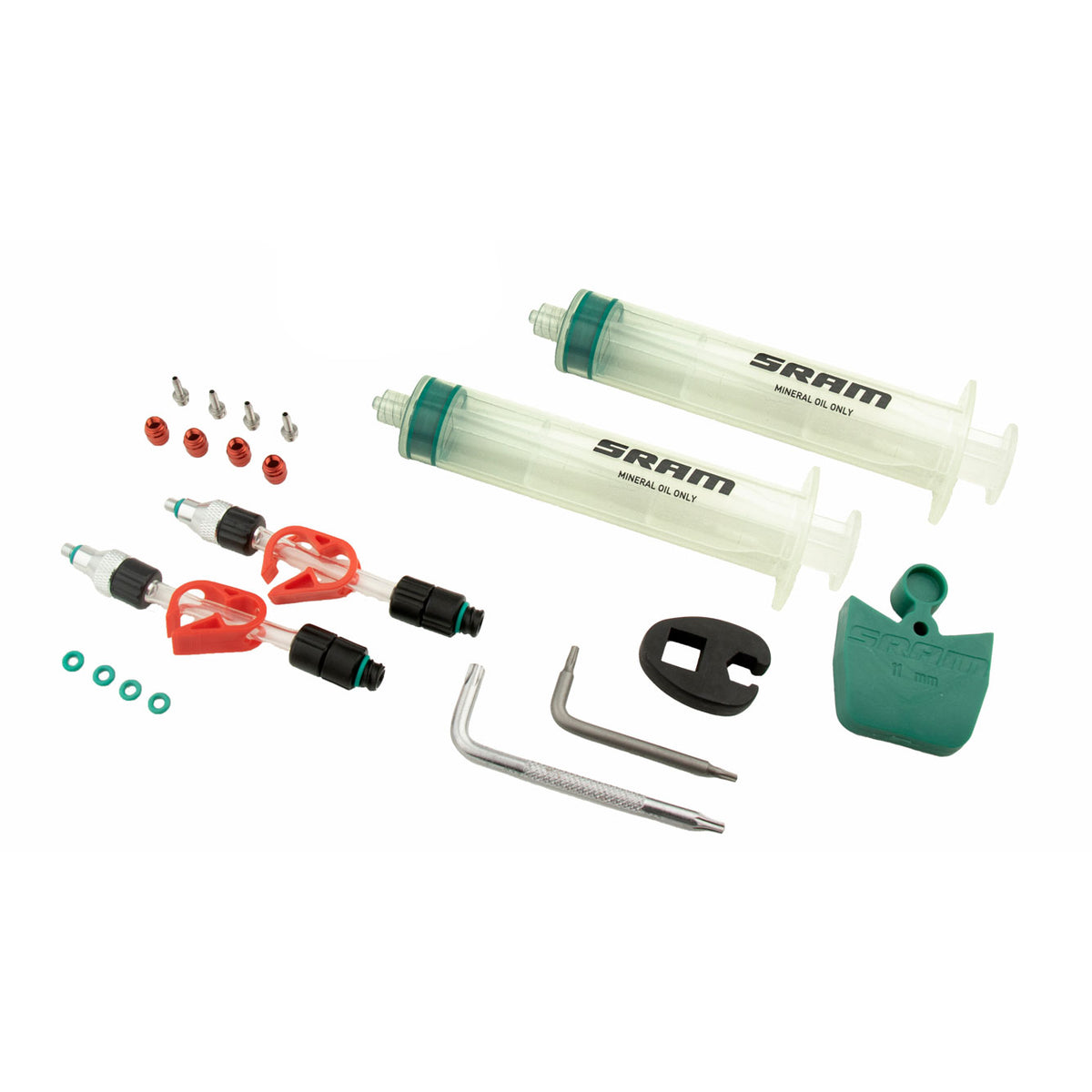SRAM Disc Brake Bleed Block - (Used For Bleeding Brakes) - Universal - Fits Small, Medium, And Large Calipers:
