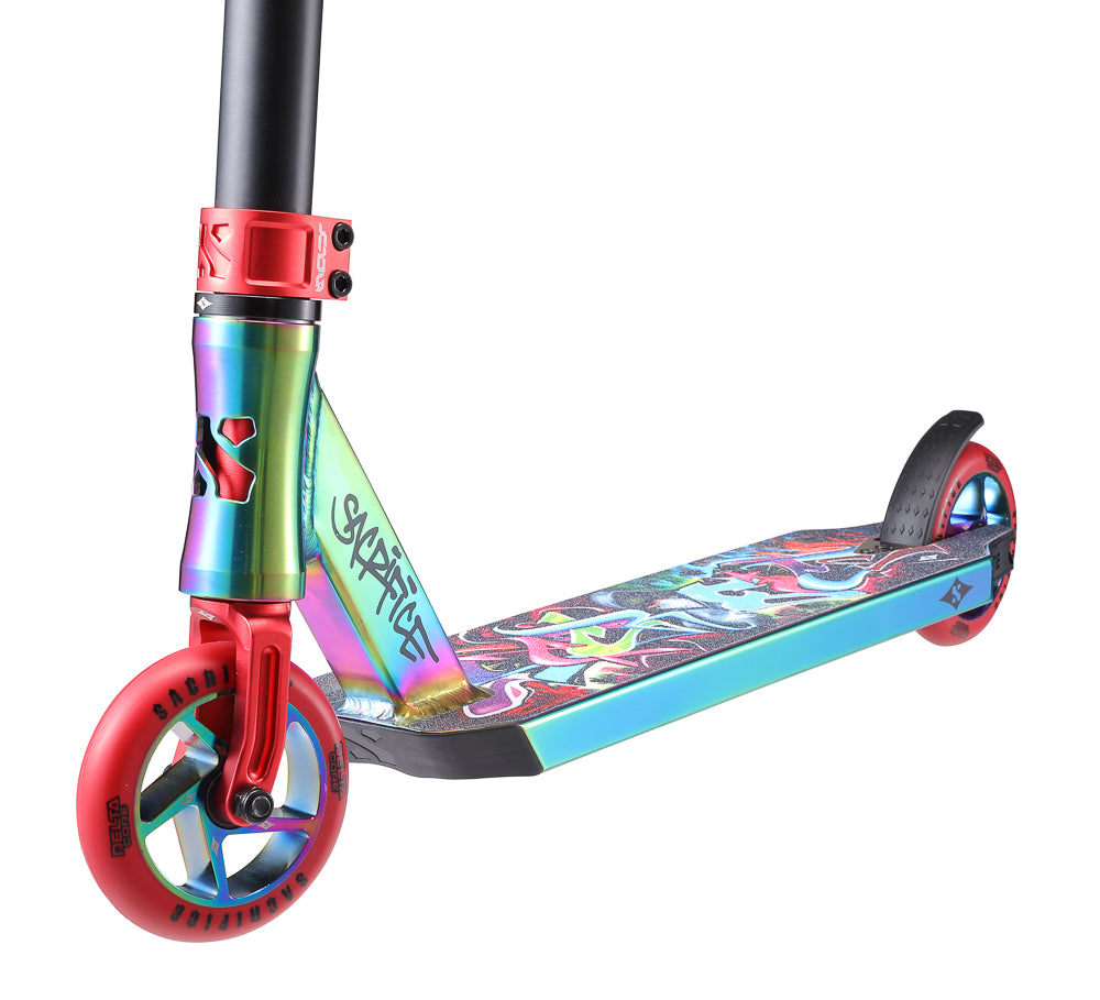 Sacrifice Flyte 115 V2 Red Graffiti Scooter