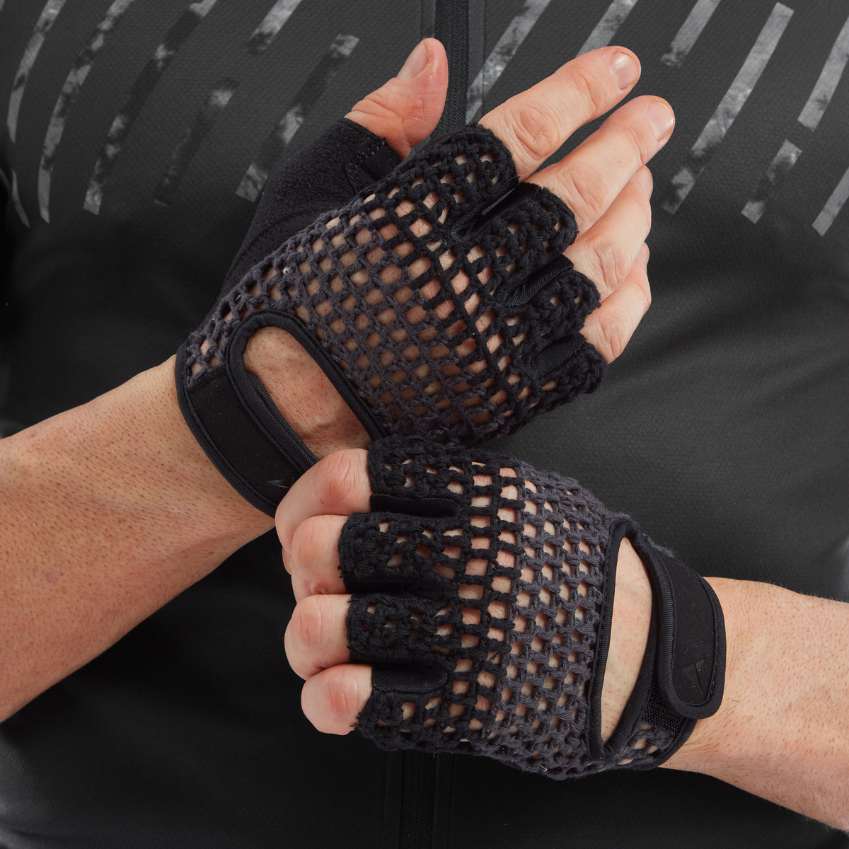 Altura Crochet Unisex Cycling Mitts 2022: CARBON S