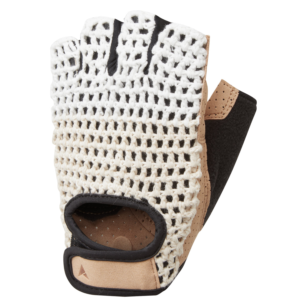 Altura Crochet Unisex Cycling Mitts 2022: CREAM/TAN M