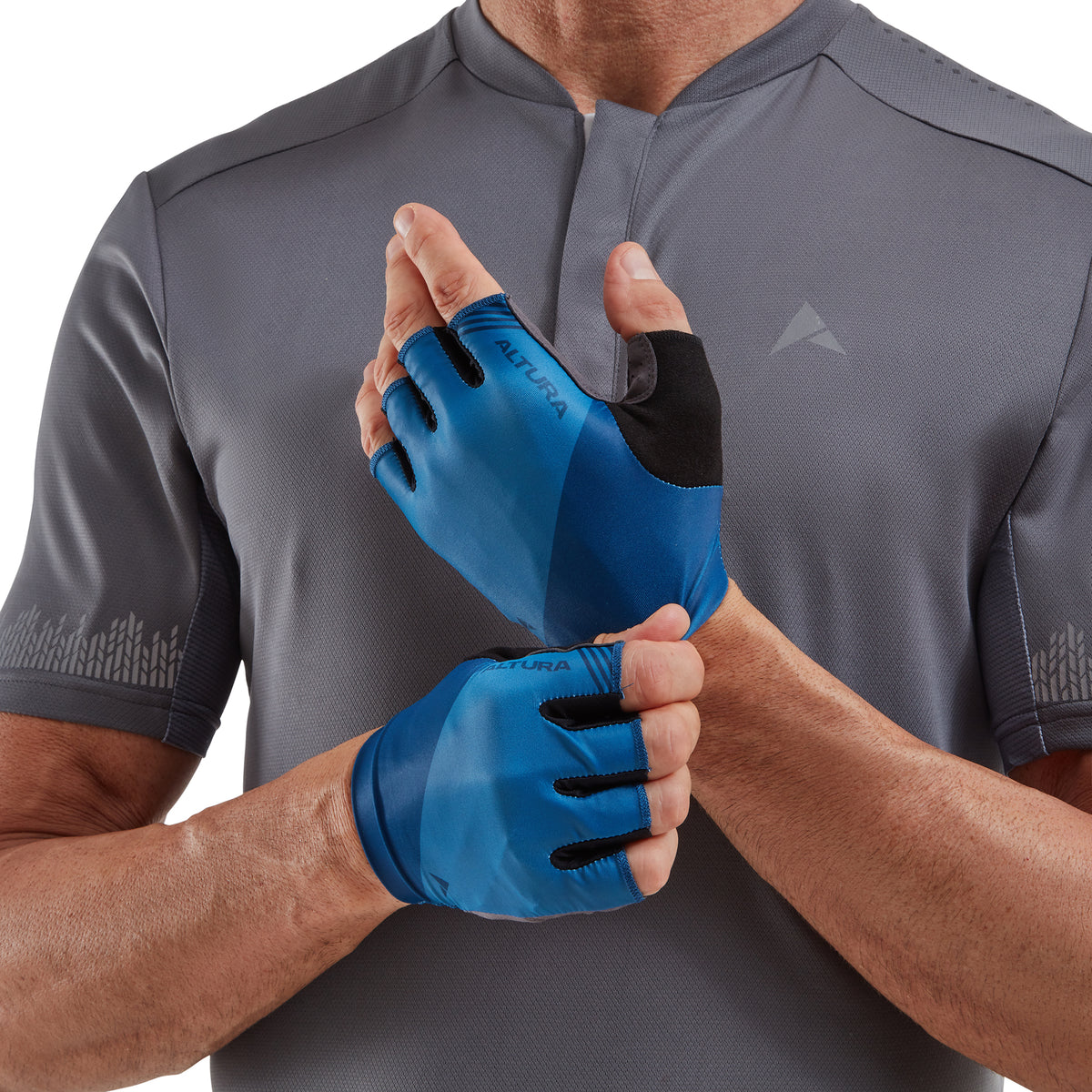 Altura Airstream Unisex Cycling Mitts 2022: BLUE M
