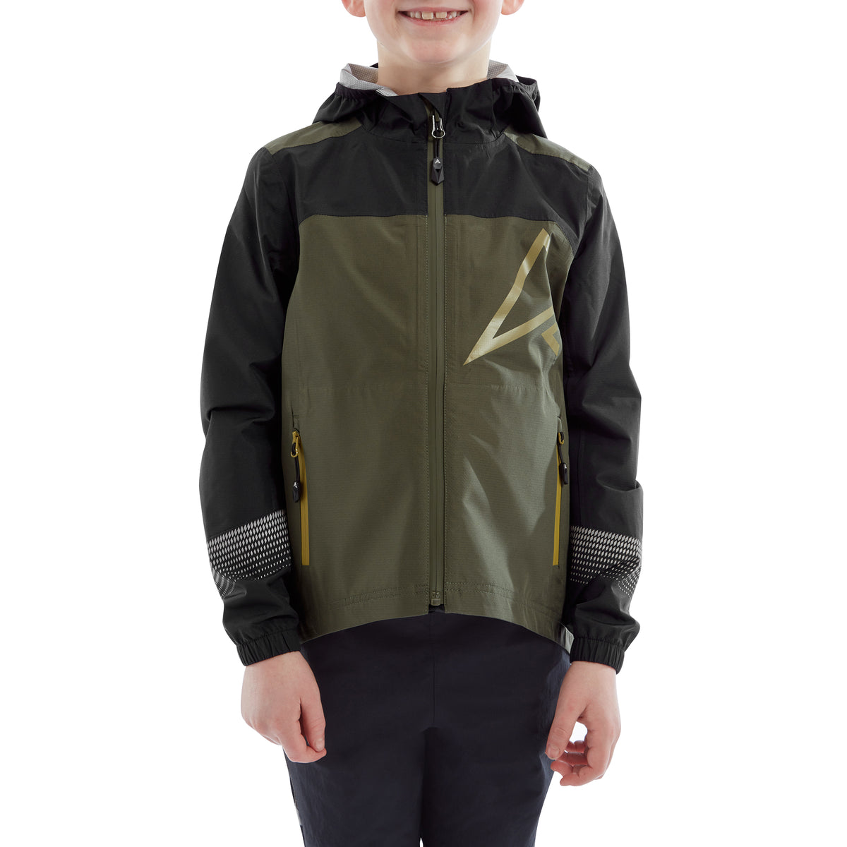 Altura Spark Kid's Jacket 2022: BLACK/OLIVE 7-8 YEARS