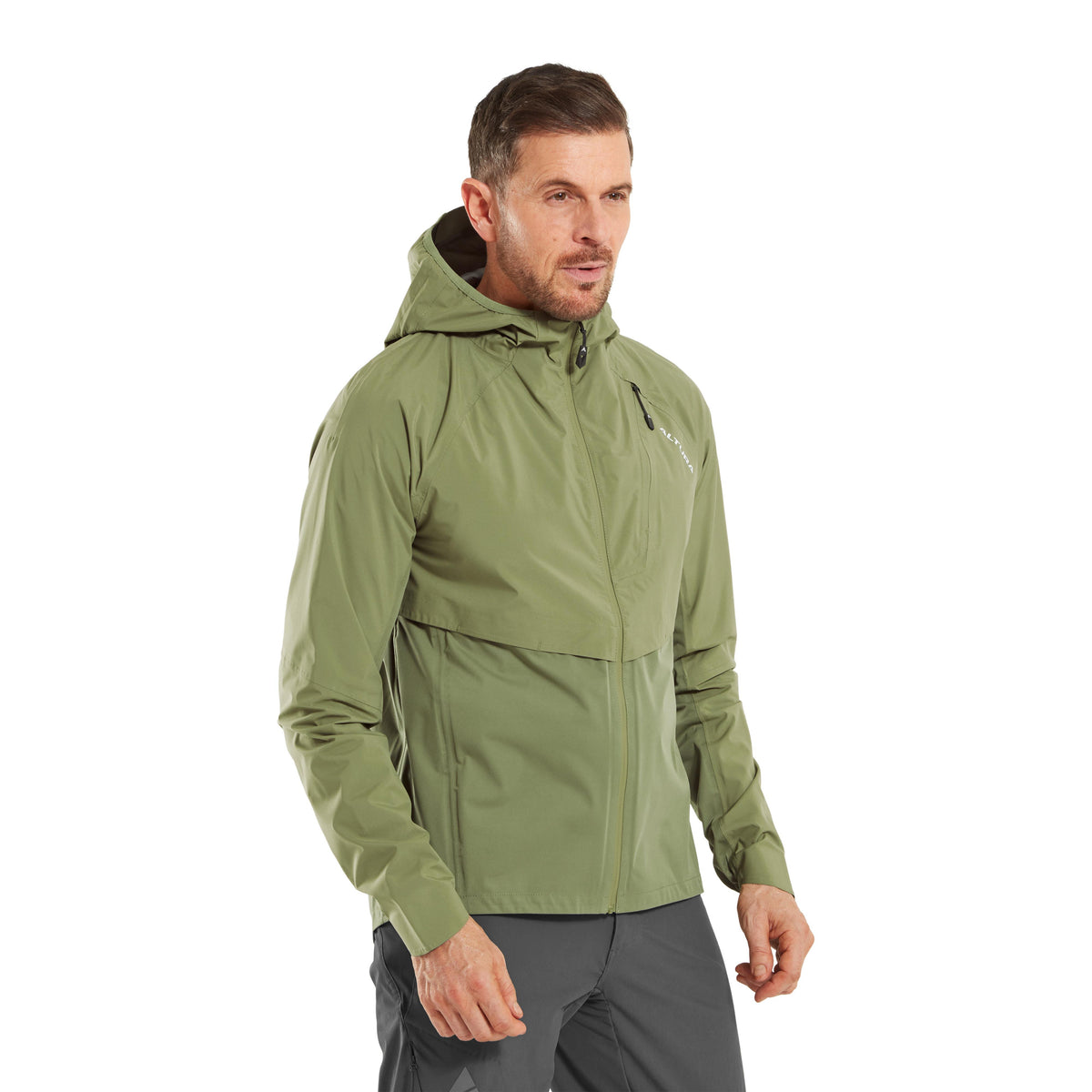 Altura Esker Men's Waterproof Packable Jacket 2023: OLIVE 2XL