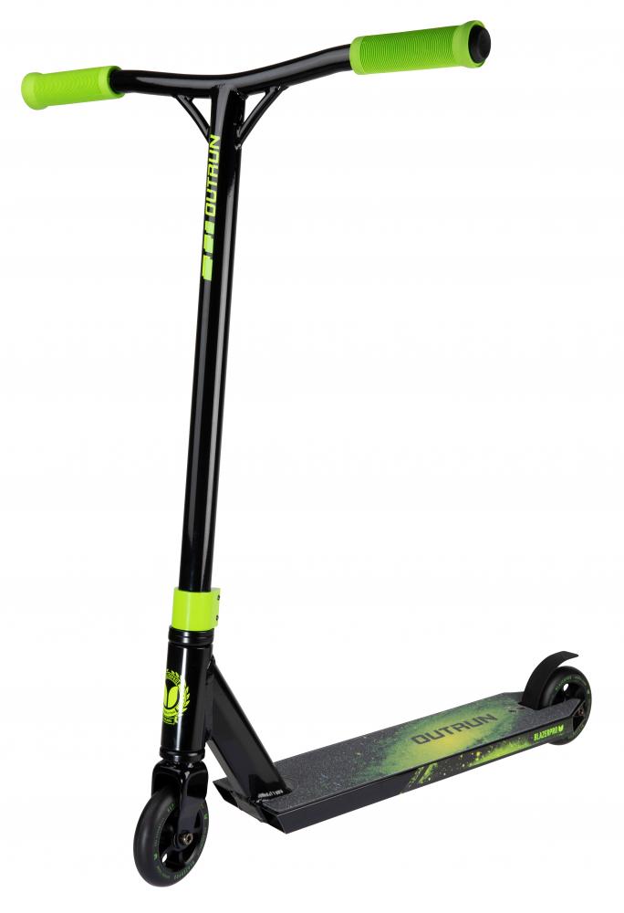 Blazer Pro Scooters Outrun II Complete Stunt Scooter Black/Green