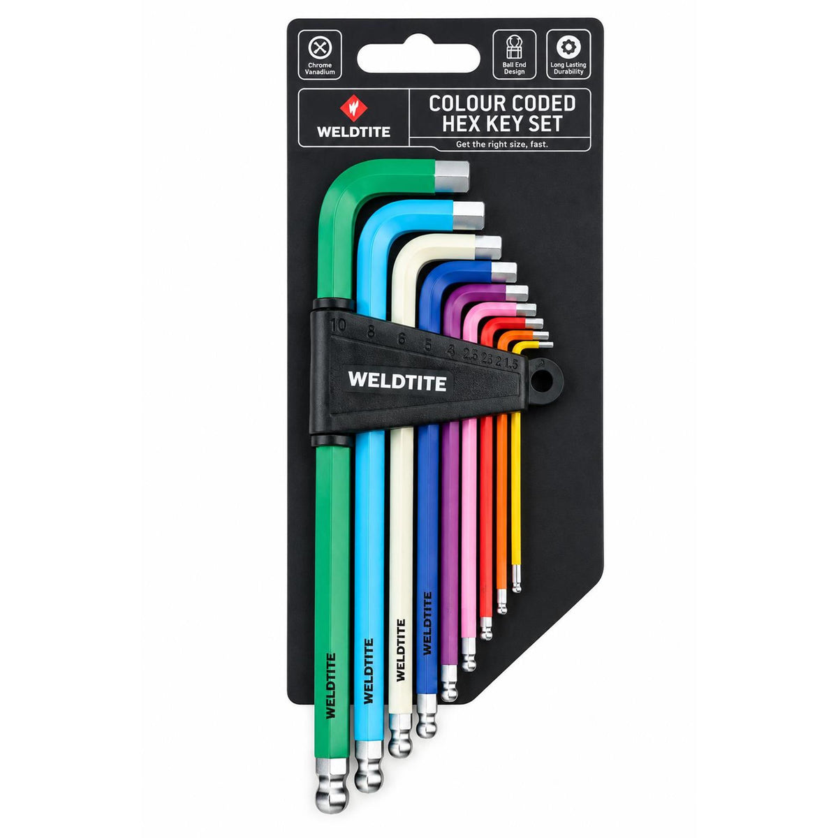 Cyclo Hex. Key Ball End Wrench Set (8):