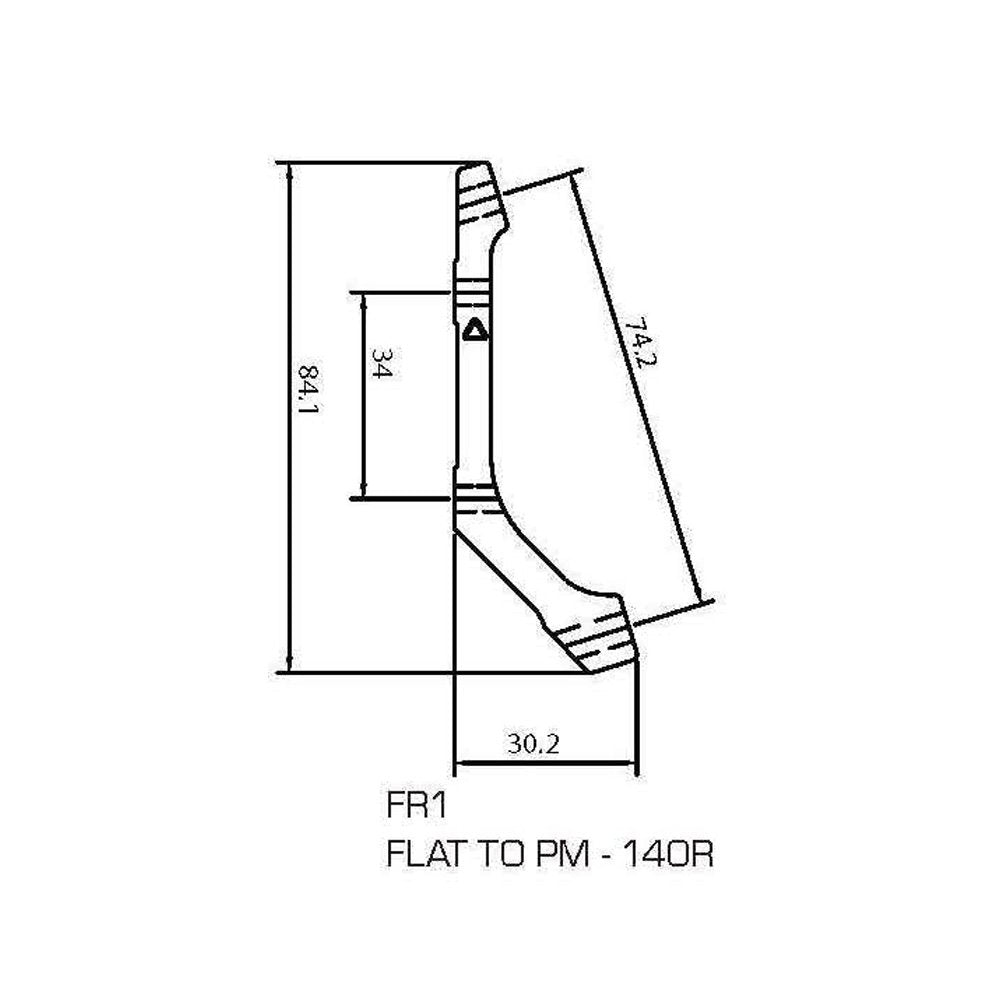 TRP - Adapter FR2 - Flat Mount - 160mm Rear