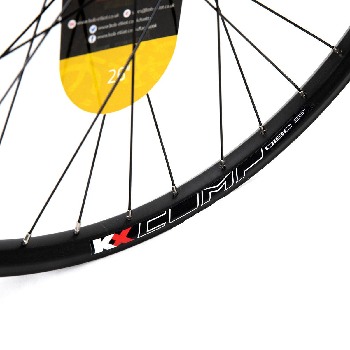 KX Economy MTB 26" Double Wall Disc Rim 36H in Black