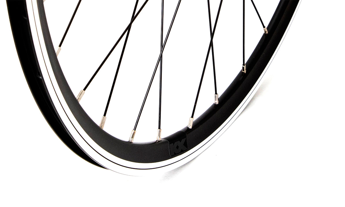 KX Pro Road 700C Double Wall 32H Rim Brake in Black