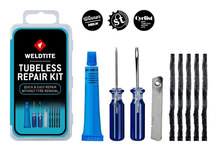 Weldtite Tubeless Tyre External Repair Kit (box of 12)