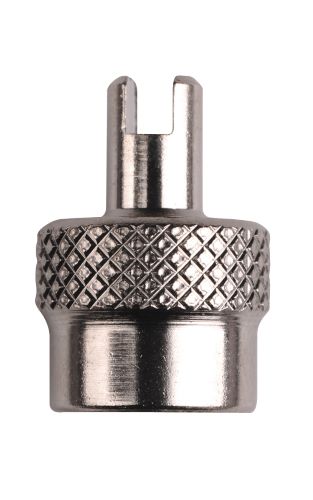 Weldtite Schrader Key Metal Valve Caps - Card of 4