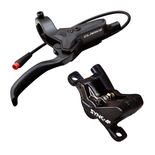 Clarks Sync 4E 4-Piston Hydraulic Disc Brake Set 180/160mm