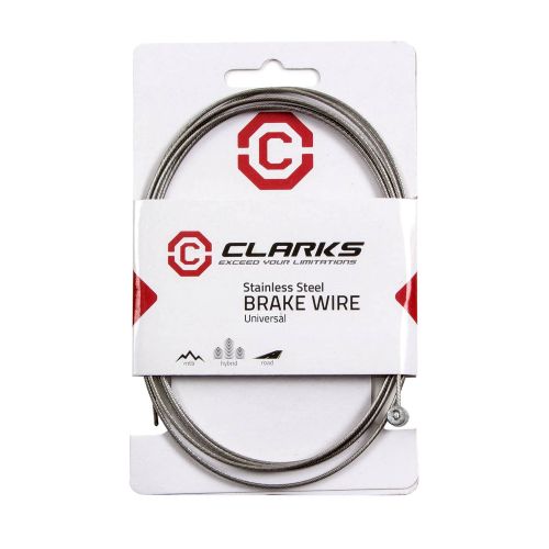 Clarks Stainless Steel MTB / Hybrid / Road Brake Inner 2000mm (carded)