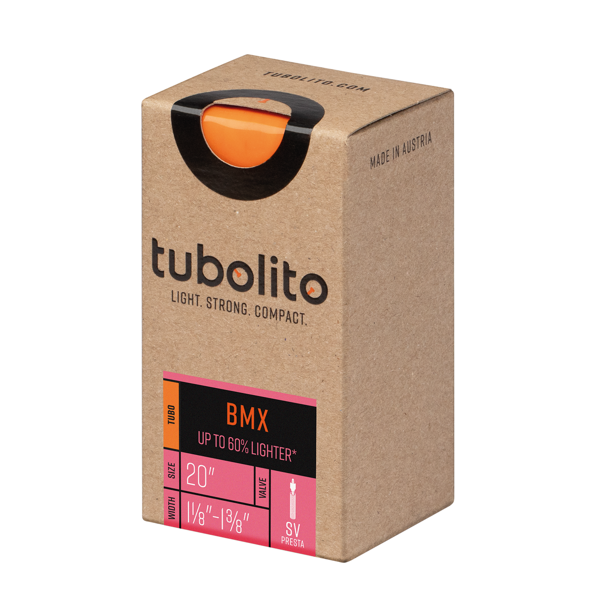 Tubolito Tubo BMX 42mm Presta Valve in Orange (20 x 1 1/8" - 1 3/8")
