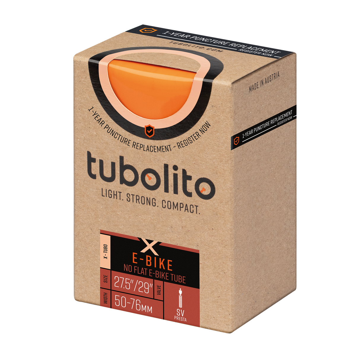 Tubolito S-Tubo 27.5 / 29" MTB 42mm Presta Valve in Orange (27.5 / 29 x 1.80 - 2.50")