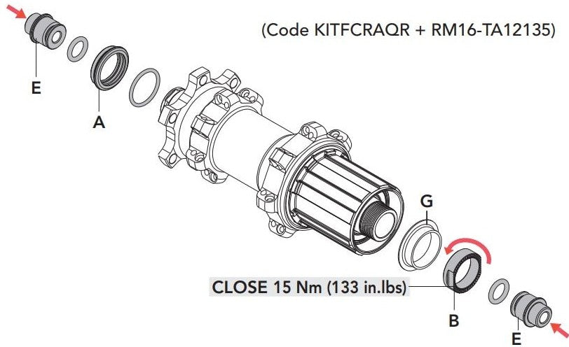 Fulcrum Option Kit 142/135 HH12