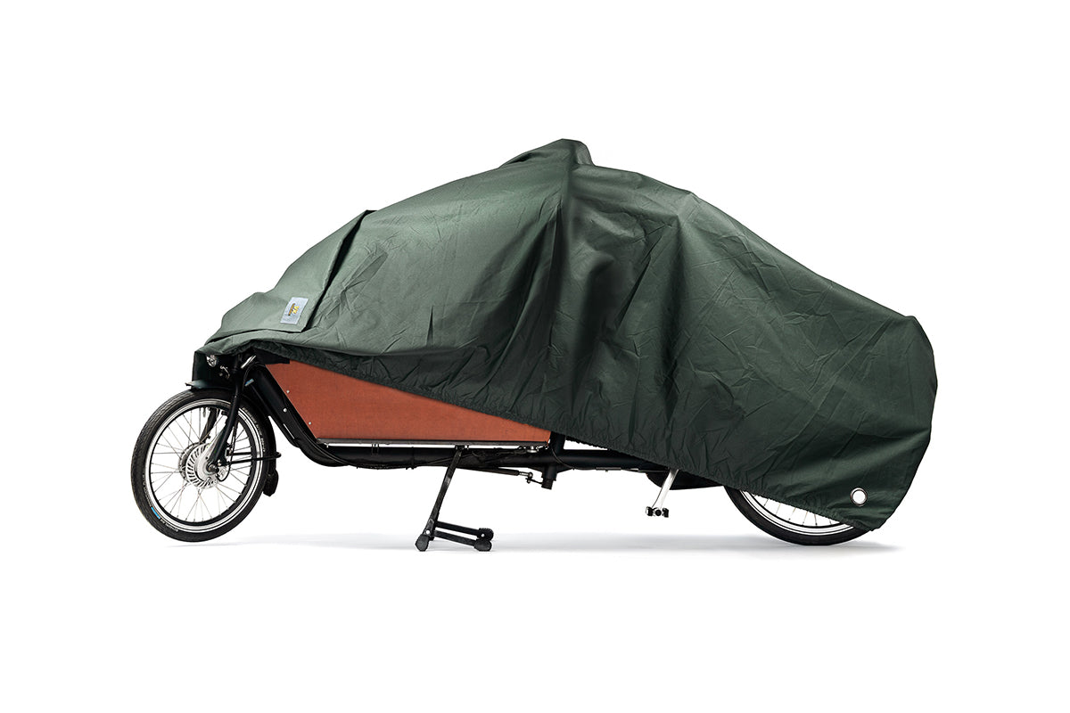 VK "Re-Cover" Cargo Bicycle Cover in Forest Green (made from recycled polyester)