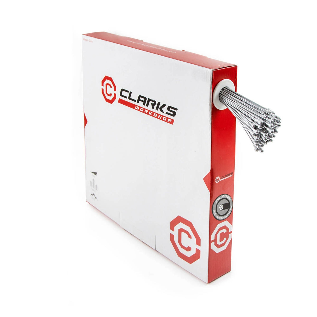 Clarks Pre-Lubricated Galvanised Road/Hyrbrid/MTB Brake Inner Wire (Workshop) (Box of 100)