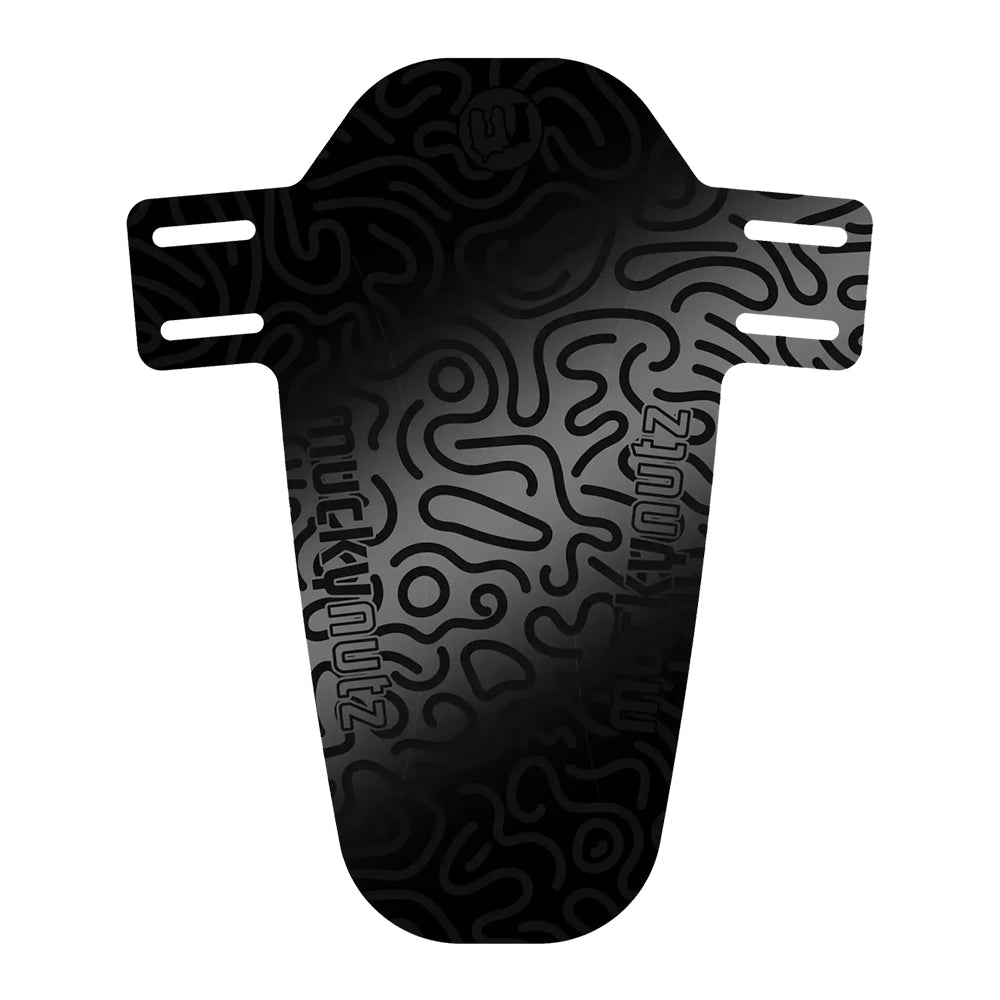 Mucky Nutz Junior Front Face Fender Small in Doodle Black