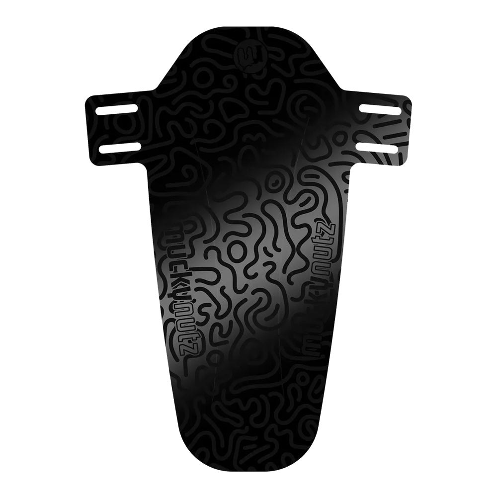 Mucky Nutz Junior Front Face Fender Large in Doodle Black