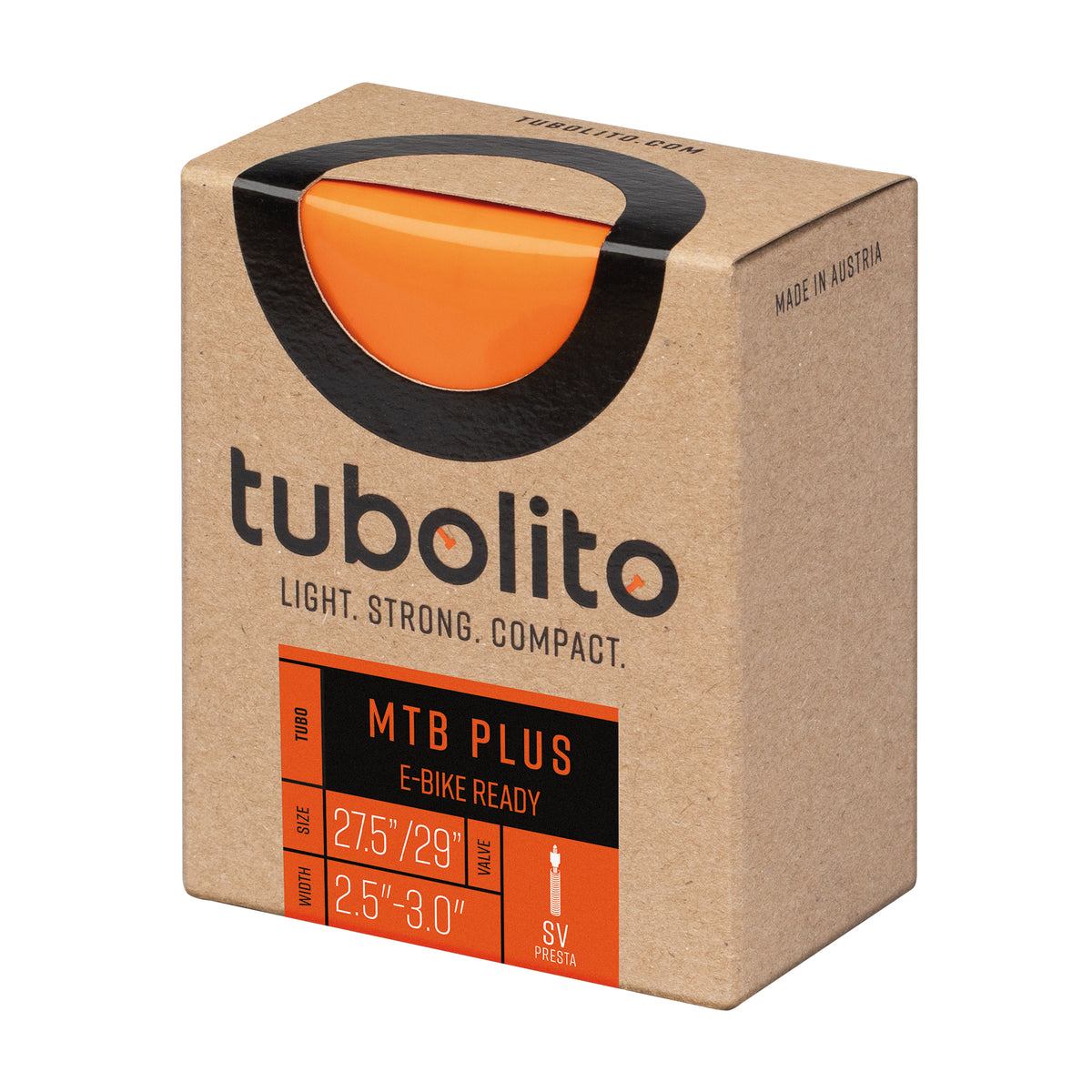 Tubolito Tubo 27.5 / 29" MTB+ 42mm Presta Valve in Orange (27.5 / 29 x 2.50 - 3.00")