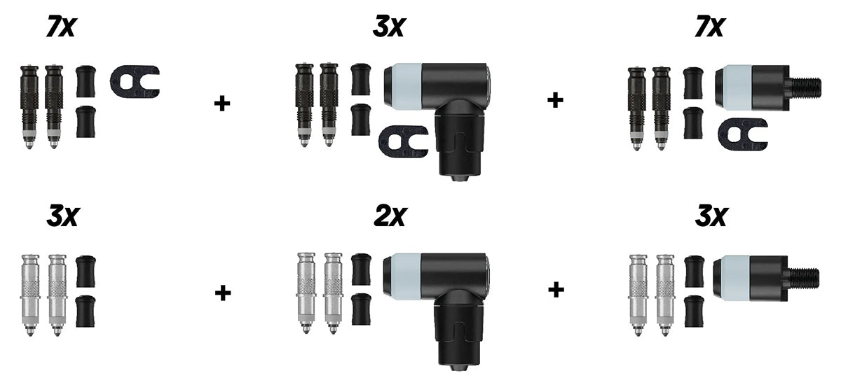 Schwalbe Clik Valve SCV Starter Set - Mixed
