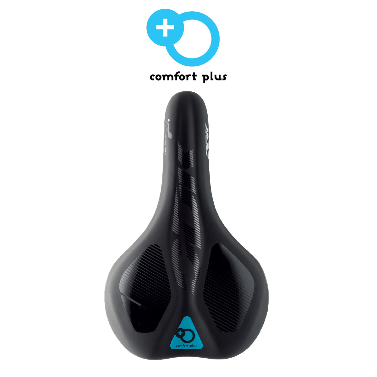 DDK D-153MF - Comfort Plus Unisex Leisure Saddle in Black