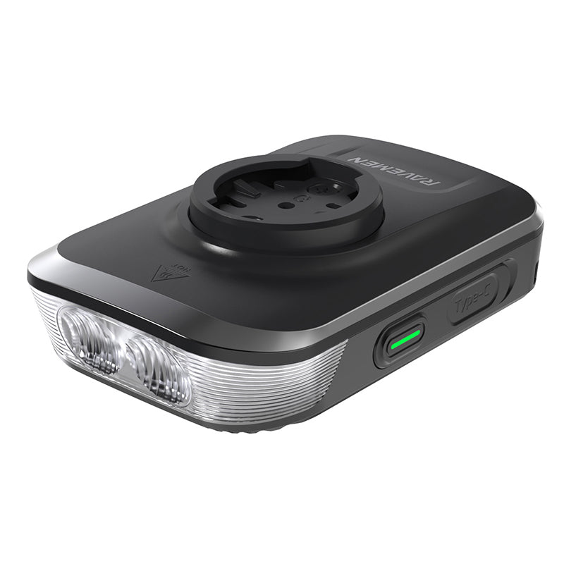 Ravemen FR1500 USB-Rechargeable Beam Out-Front Headlight (1500 Lumens) - Compatible with Garmin & Wahoo