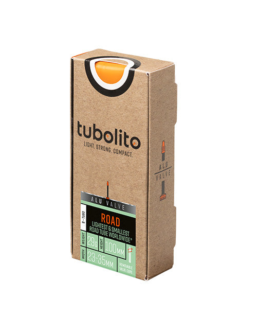 Tubolito S-Tubo 700C Road 100mm Presta Valve in Black
