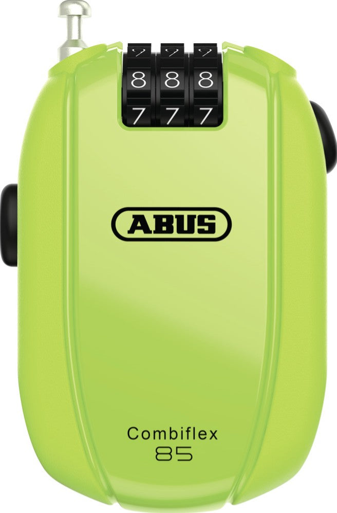 ABUS Combiflex Break 85 Lock in Neon Yellow