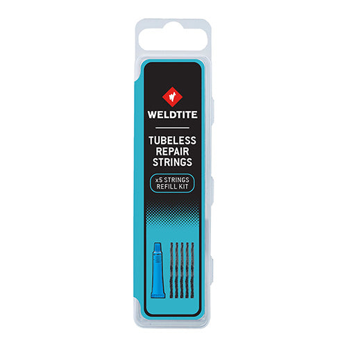 Weldtite Tubeless External Repair Strings with Solution (Box of 12)