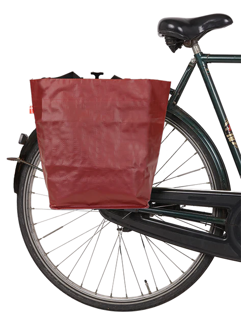 Cobags Bikezac 2.0 Simply Bordeaux Red Pannier Bag For Life