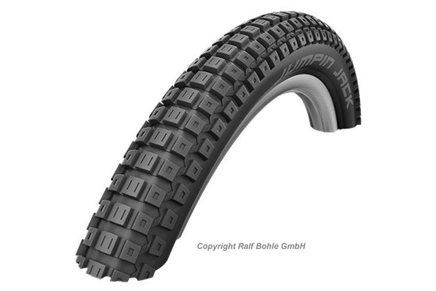 Schwalbe 20 X 2.25 (57-406) Jummpin Jack Wired PL Tyre – Black - Bike Boom