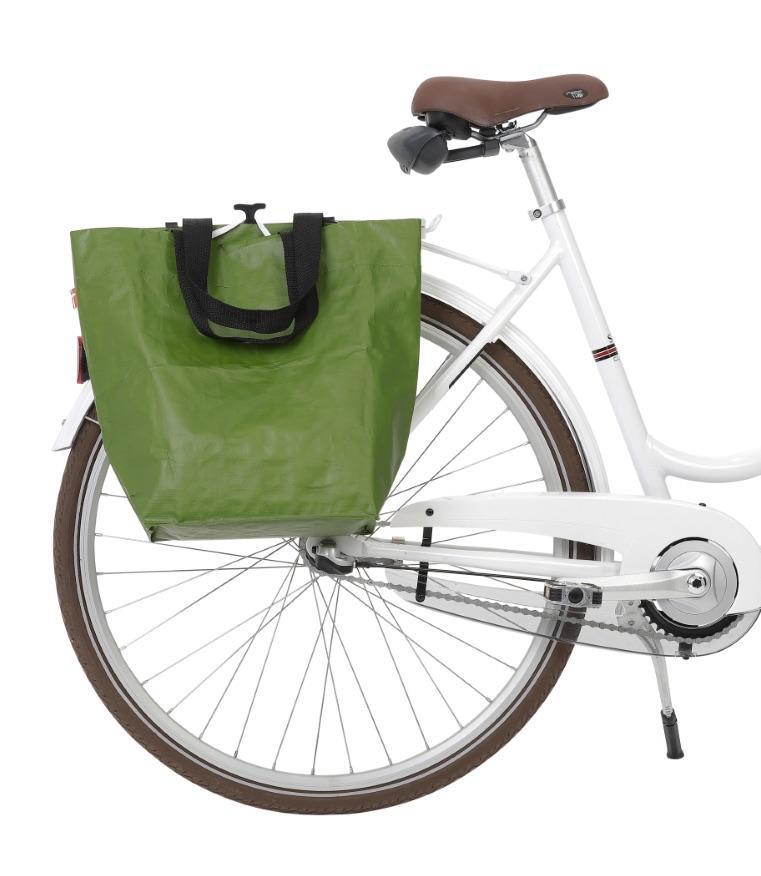 Cobags Bikezac 2.0 Simply Green Pannier Bag For Life - Bike Boom