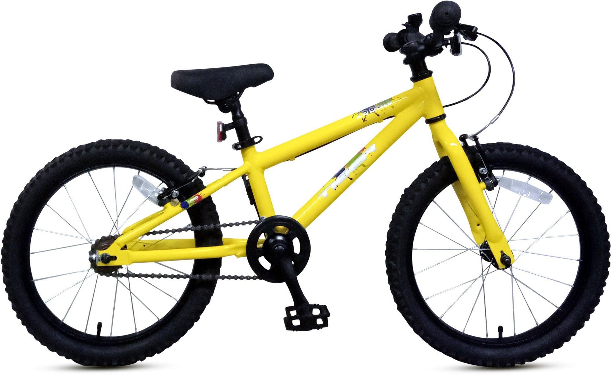 Tiger Zoom 18 Lightweight Aluminium Kids Bike - Yellow - Bike Boom