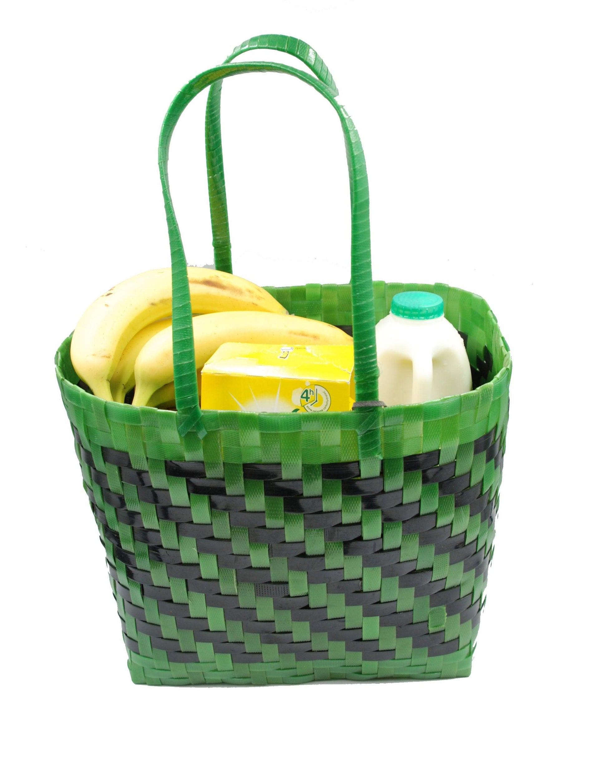 Cycle Of Good Recycled Packaging Straps Woven Large Shopping Bag - Bike Boom