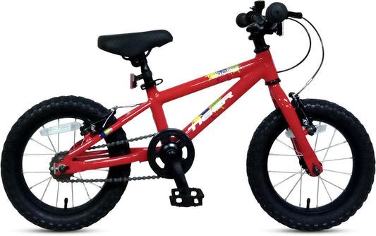 Tiger Zoom 14 Lightweight Aluminium Kids Bike - Red - Bike Boom