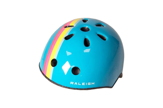 Raleigh Pop Childrens Cycle Helmet  50-54CM Blue - Bike Boom