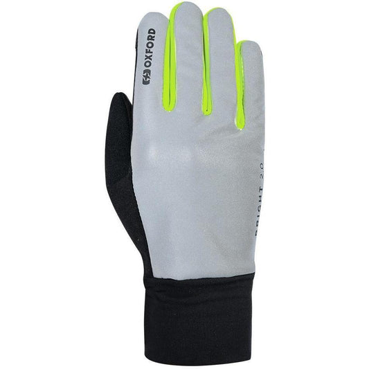 Oxford Bright 2.0 Reflective Full Finger Cycling Gloves - Bike Boom